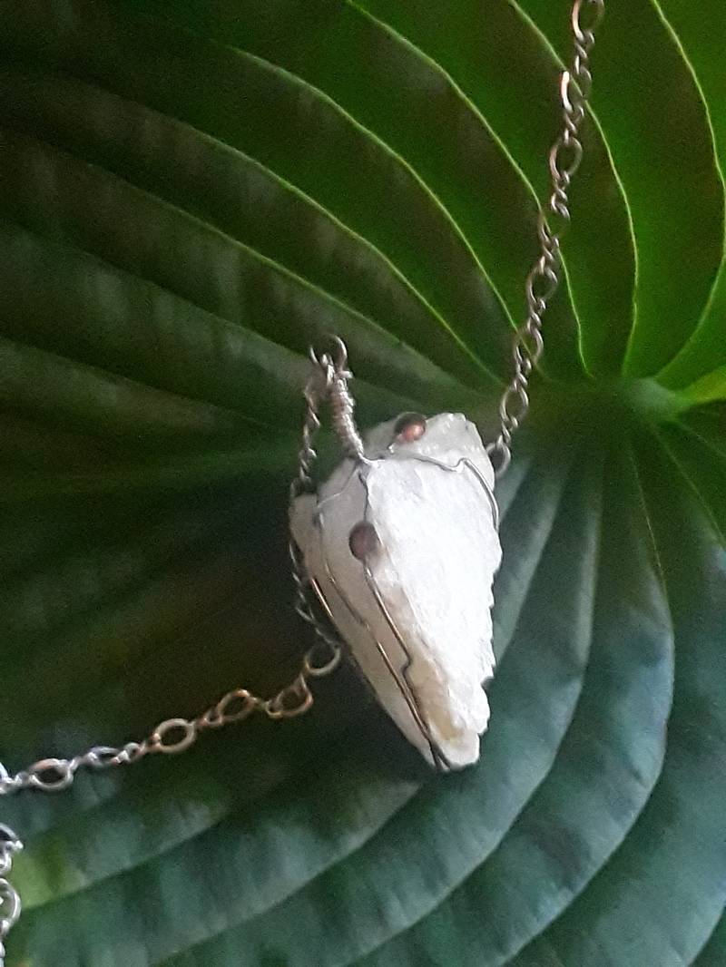 Quarz in Der Rauen Aus Den Bergen Von Vermont Mit Kupfer von LauraJaneJewelryShop