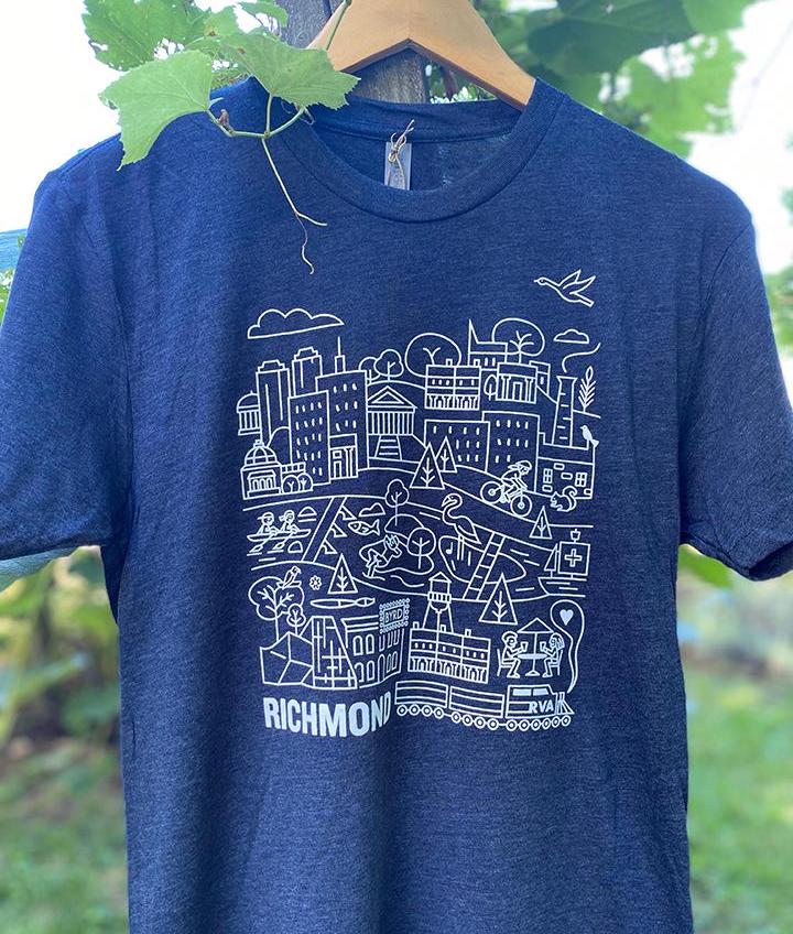 Richmond, Va T-Shirt, Hergestellt In Richmond, Va T-Shirt, Hergestellt In von LauraMarrStudio