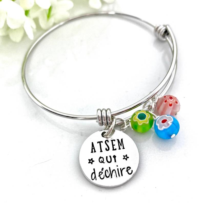 Atsem Graviertes Armband, Geschenk, Lehrerschmuck Atsem Graviertes Armband, Geschenk, Lehrerschmuck von LauraWalkerJewellery