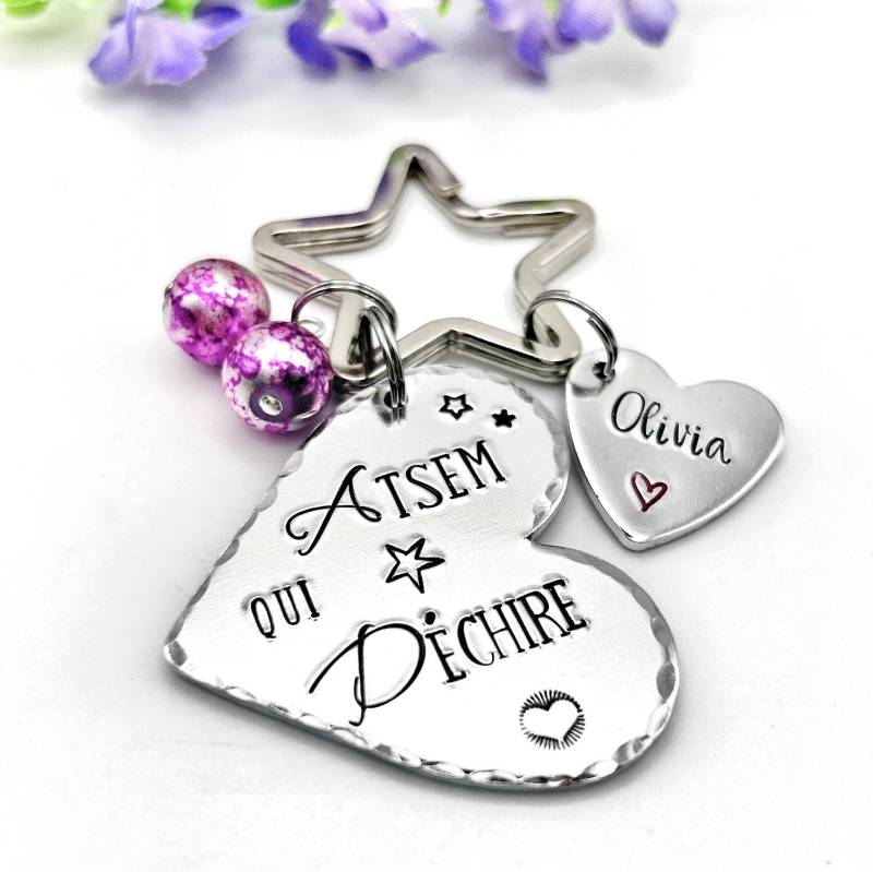 Atsem Taschenanhänger, Schlüsselanhänger - Geschenk Zum Ende Der Atsem-Schule Atsem Taschenanhänger, Schlüsselanhänger - Geschenk Zum Ende Der Atsem-Schule von LauraWalkerJewellery