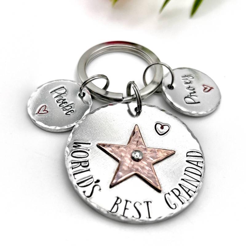 Dieser Papa Gehört Dazu, Personalisierter Schlüsselanhänger Papa, Geschenkidee Dieser Papa Gehört Dazu, Personalisierter Schlüsselanhänger Papa, Geschenkidee von LauraWalkerJewellery
