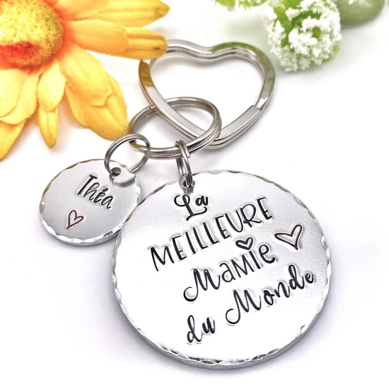 Personalisierter Oma Schlüsselanhänger, Geschenkidee, Großmuttertagsgeschenk Personalisierter Oma Schlüsselanhänger, Geschenkidee, Großmuttertagsgeschenk von LauraWalkerJewellery