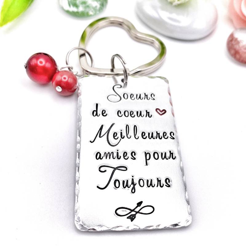 Geschenk Für Die Beste Freundin - Schlüsselanhänger Mit Freundschaftszitat Geschenk Für Die Beste Freundin - Schlüsselanhänger Mit Freundschaftszitat von LauraWalkerJewellery