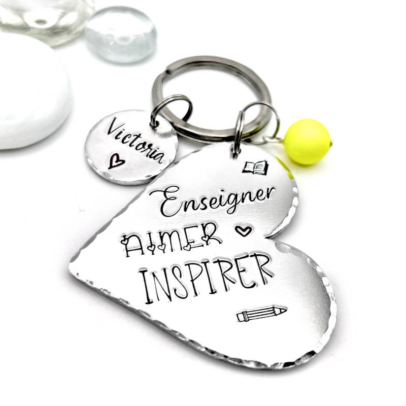 Geschenk Für Lehrer, Schlüsselanhänger „Danke Lehrer", „Teach Love Inspire" Geschenk Für Lehrer, Schlüsselanhänger „Danke Lehrer", „Teach Love Inspire" von LauraWalkerJewellery