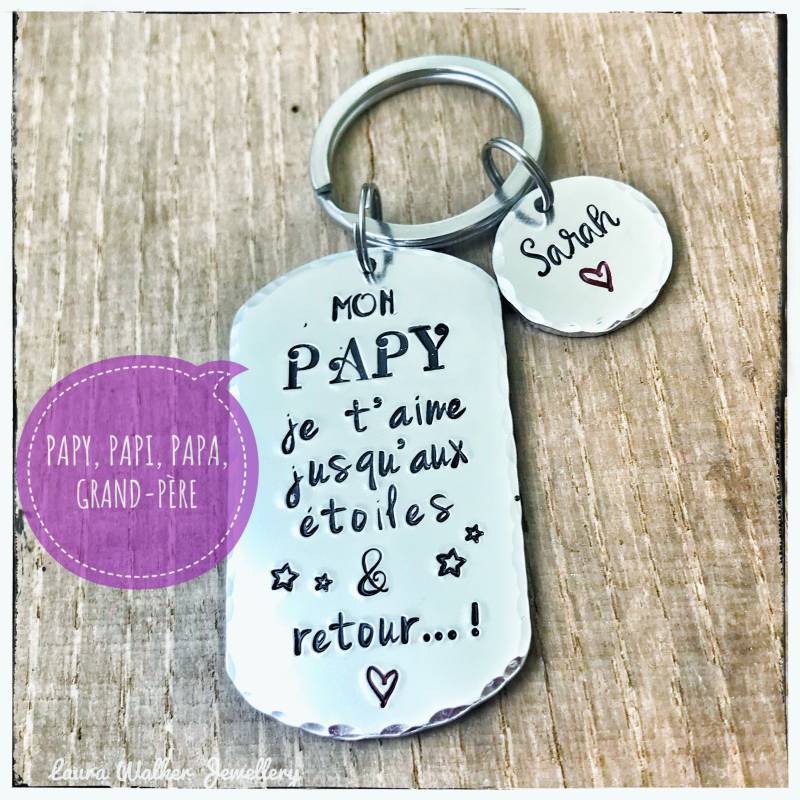 Geschenk Für Opa - Personalisierter Opa-Schlüsselanhänger Geschenkidee Zum Großvatertag Geschenk Für Opa - Personalisierter Opa-Schlüsselanhänger Geschenkidee Zum Großvatertag von LauraWalkerJewellery