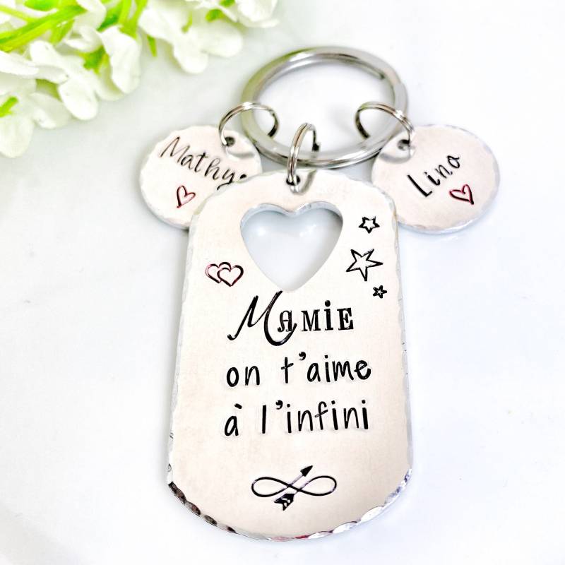 Geschenk Zum Muttertag, Personalisierter Schlüsselanhänger Für Oma Mit Namen Geschenk Zum Muttertag, Personalisierter Schlüsselanhänger Für Oma Mit Namen von LauraWalkerJewellery