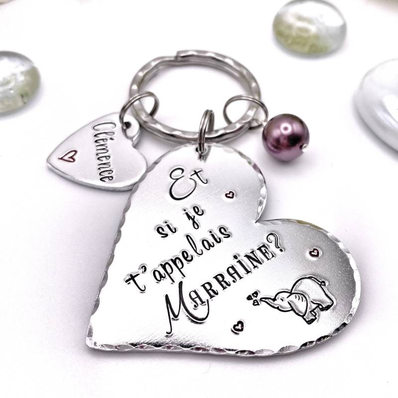 Geschenkidee Für Die Patin, Schlüsselanhänger Geschenk Zur Taufe Der Was Wäre, Wenn Ich Sie Patin Nennen Würde, Schmuck Geschenkidee Für Die Patin, Schlüsselanhänger Geschenk Zur Taufe Der Was Wäre, Wenn Ich Sie Patin Nennen Würde, Schmuck von LauraWalkerJewellery