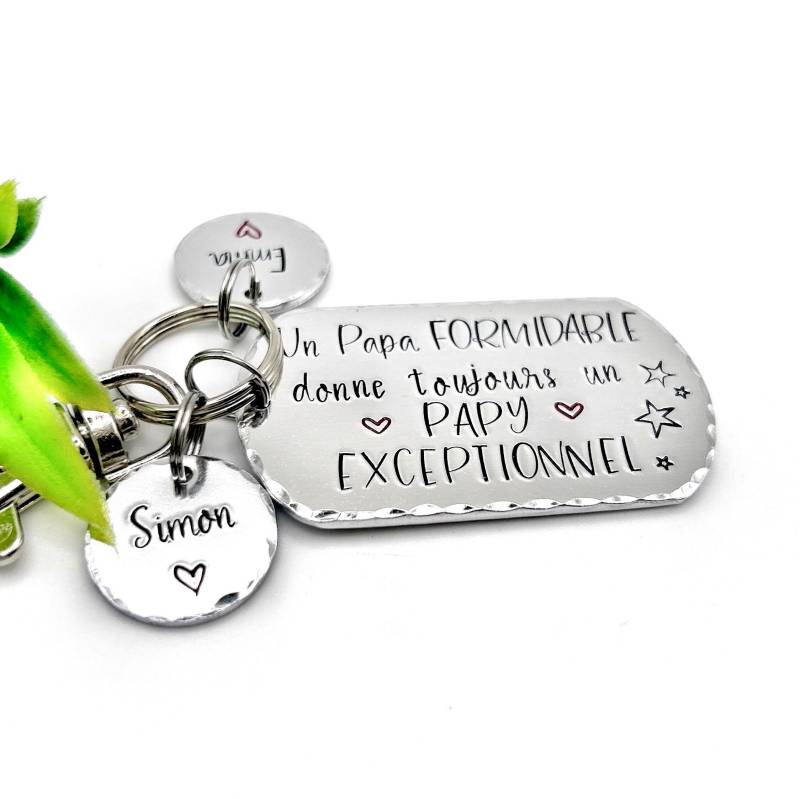Geschenkidee Zum Großvatertag, Schlüsselanhänger Für Großvater, Personalisiertes Geschenk Großvatertag Geschenkidee Zum Großvatertag, Schlüsselanhänger Für Großvater, Personalisiertes Geschenk Großvatertag von LauraWalkerJewellery