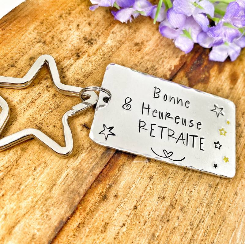 Geschenkidee Zum Ruhestand, Schlüsselanhänger Glücklicher Geschenk Für Kollegen Im Ruhestand Geschenkidee Zum Ruhestand, Schlüsselanhänger Glücklicher Geschenk Für Kollegen Im Ruhestand von LauraWalkerJewellery