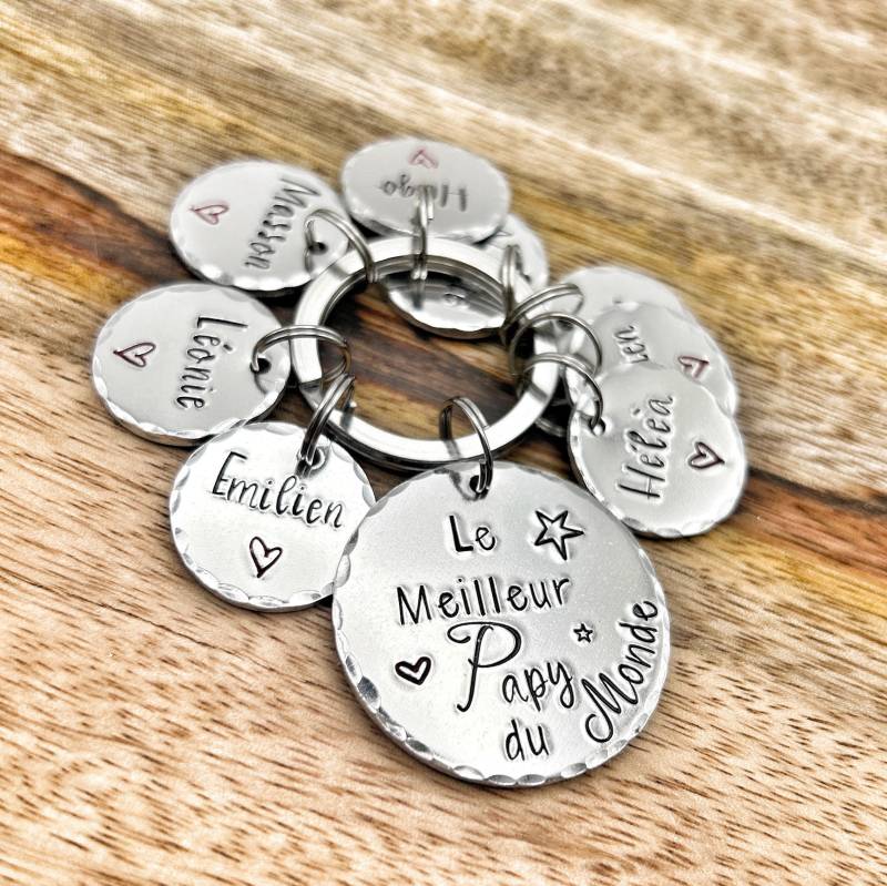 Großvatertagsgeschenk, Personalisierter Opa-Schlüsselanhänger, Opatagsgeschenk Großvatertagsgeschenk, Personalisierter Opa-Schlüsselanhänger, Opatagsgeschenk von LauraWalkerJewellery
