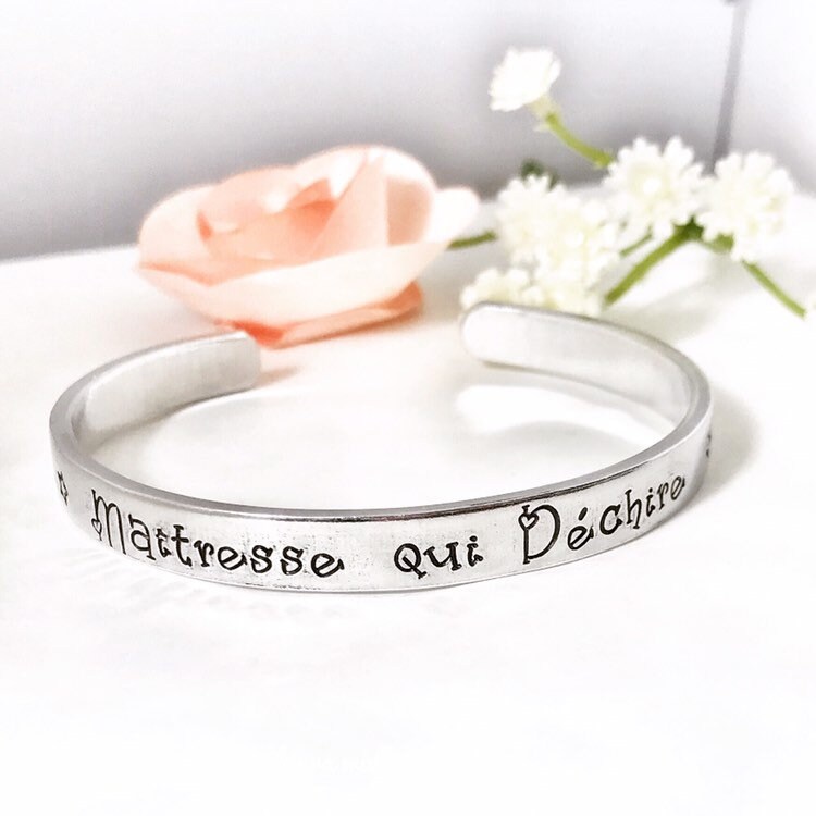 Herrin, Die Reißt, Herrin-Geschenk, Herrin-Armreif, Herrin-Idee, Lehrer-Geschenk, Beste Herrin von LauraWalkerJewellery