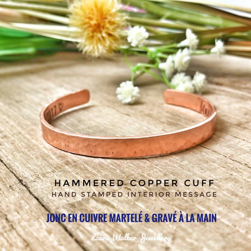 Kupfer Armreif, Armband, Personalisierter Mann Geschenk, Frau Armreif Kupfer Armreif, Armband, Personalisierter Mann Geschenk, Frau Armreif von LauraWalkerJewellery