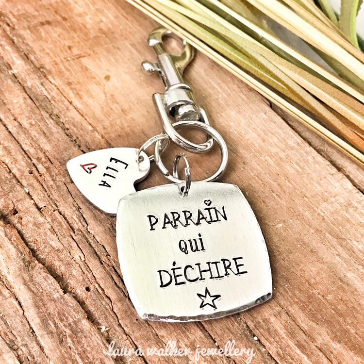 Paten-Schlüsselanhänger, Pate, Der Reißt, Patengeschenk, Patenwunsch, Bester Pate Paten-Schlüsselanhänger, Pate, Der Reißt, Patengeschenk, Patenwunsch, Bester Pate von LauraWalkerJewellery