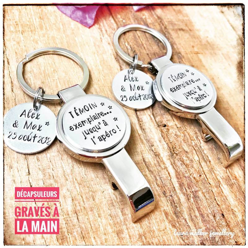 Personalisierter Flaschenöffner, Flaschenöffner Mit Gravierter Personalisierter Nachricht, Zeugengeschenk, Zeugenidee, Zeugenanfrage Personalisierter Flaschenöffner, Flaschenöffner Mit Gravierter Personalisierter Nachricht, Zeugengeschenk, Zeugenidee, Zeugenanfrage von LauraWalkerJewellery