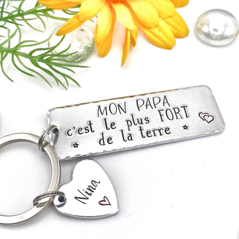 Schlüsselanhänger Für Papa, Weihnachtsgeschenk Vatertag, Personalisiertes Geschenk Schlüsselanhänger Für Papa, Weihnachtsgeschenk Vatertag, Personalisiertes Geschenk von LauraWalkerJewellery