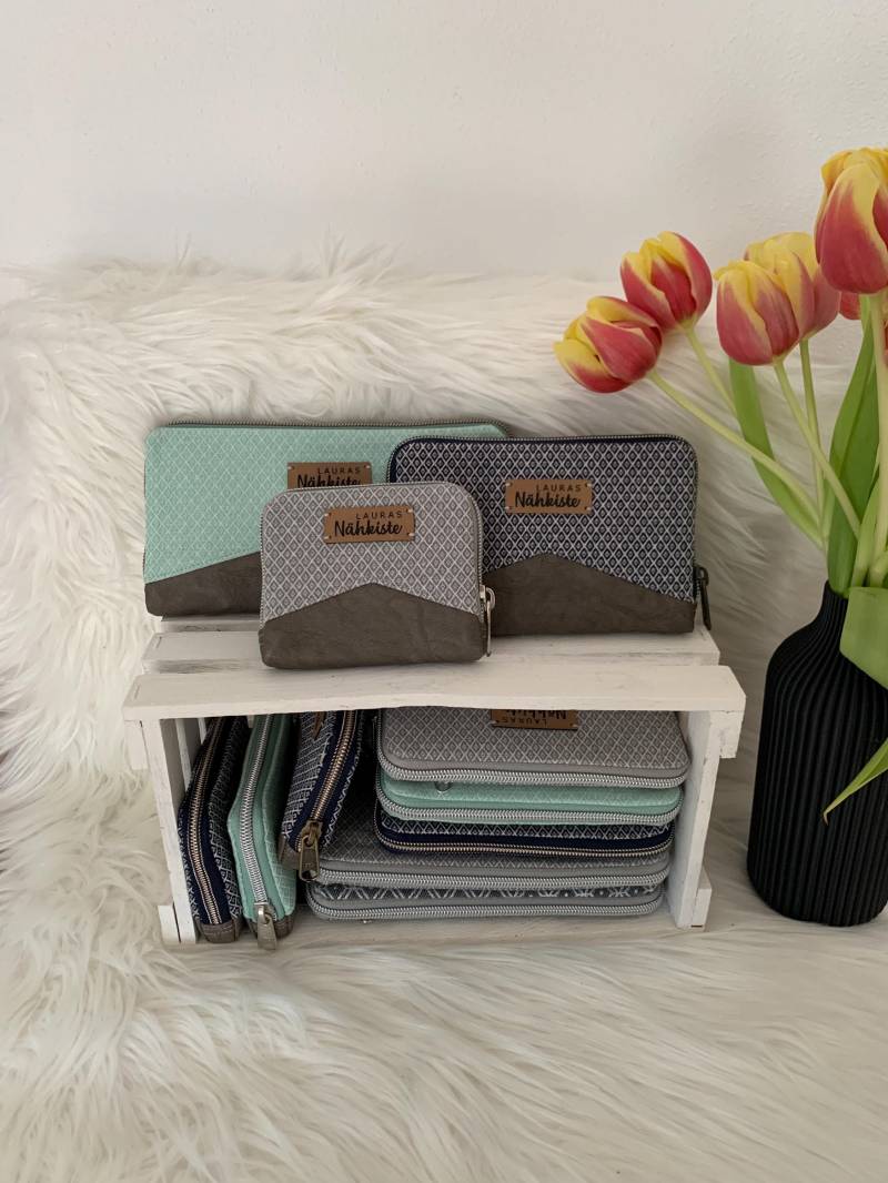 Geldbörse, Geldbeutel, Portemonnaie, Viele Fächer Für Karten Und Münzen von LaurasNaehkiste