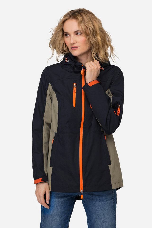 Laurasøn Funktionsjacke Funktions-Jacke Kapuze wasserabweisende Zipper von Laurasøn