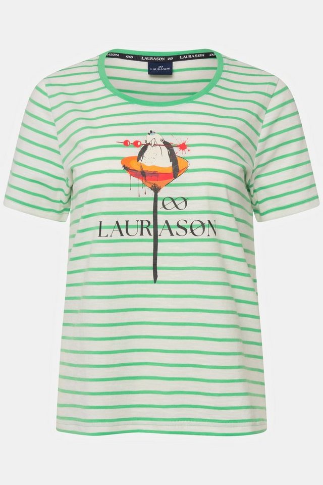 Laurasøn Rundhalsshirt T-Shirt Möven Print Rundhals Halbarm von Laurasøn