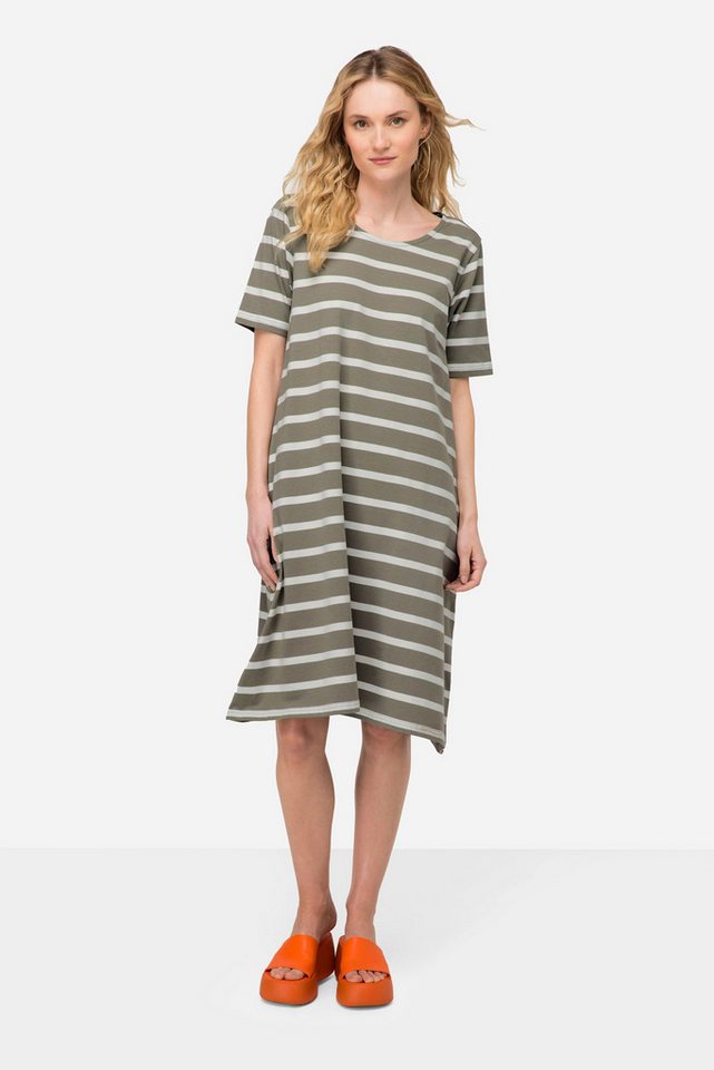 Laurasøn Midikleid Jerseykleid Rundhals Halbarm von Laurasøn