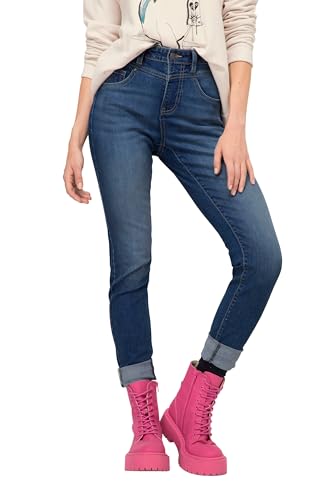 Laurasøn Bauch-Weg-Jeans, High Waist, 5-Pocket, Superstretch Blue Denim 40 821615902-40 von Laurasøn