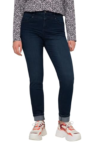 Laurasøn Bauch-Weg-Jeans, High Waist, 5-Pocket, Superstretch Dark Blue Denim 42 821615903-42 von Laurasøn