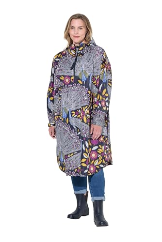 Laurasøn Funktions-Regencape, Unisex, Print, Kapuze Amber gelb 1Size 831753620-1 von Laurasøn