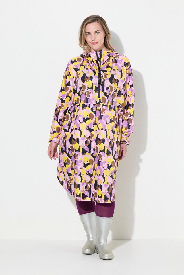 Laurasøn Funktionsjacke Funktions-Regencape Unisex Print Kapuze von Laurasøn