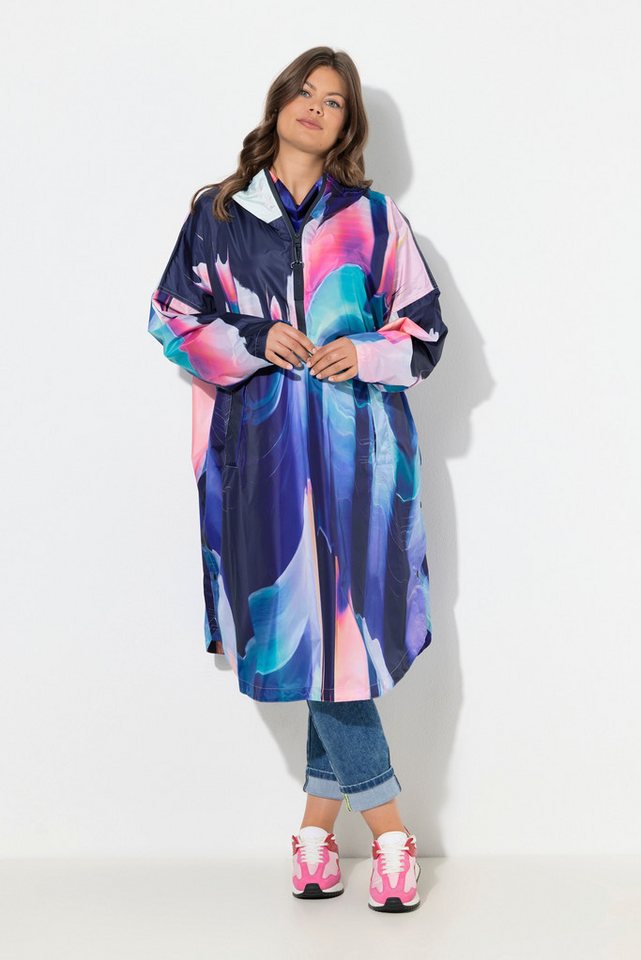 Laurasøn Funktionsjacke Funktions-Regencape Unisex Print Kapuze von Laurasøn