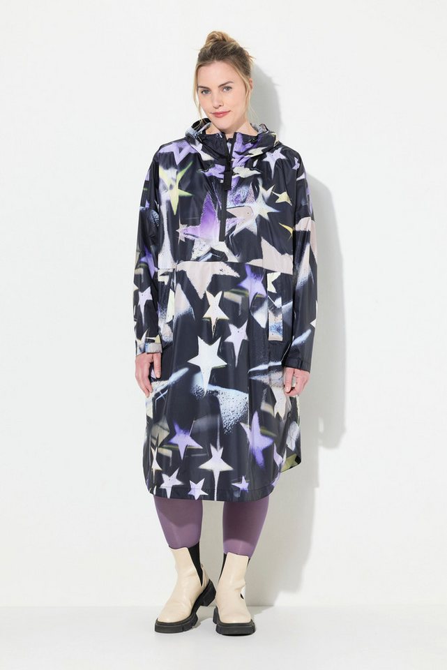 Laurasøn Funktionsjacke Funktions-Regencape Unisex Print Kapuze von Laurasøn