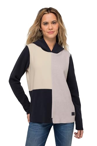 Laurasøn Hoodie, Fleece, Colorblocking, Kapuze, Langarm, Oeko-TEX Marine XL 824576130-XL Laurasøn Hoodie, Fleece, Colorblocking, Kapuze, Langarm, Oeko-TEX Marine XL 824576130-XL von Laurasøn