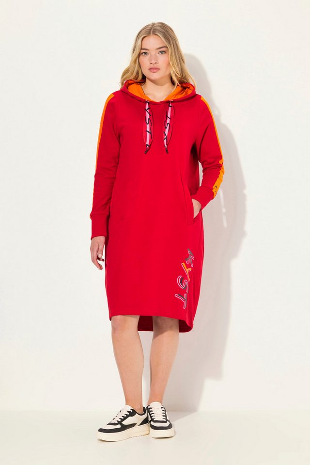 Laurasøn Jerseykleid Sweatkleid Kapuze Langarm Made in Green von Laurasøn
