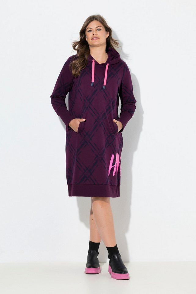 Laurasøn Jerseykleid Sweatkleid Kapuze Langarm von Laurasøn