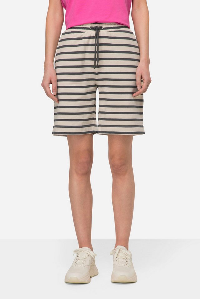 Laurasøn Jogginghose Jogging-Shorts Sweat Streifen Elastikbund von Laurasøn