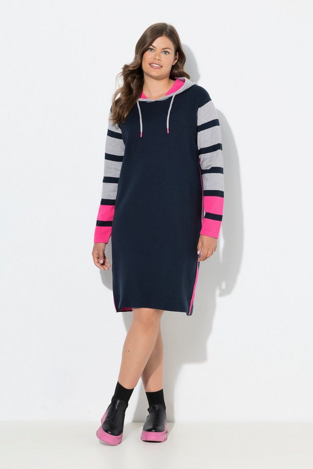 Laurasøn Midikleid Strickkleid Kapuze Langarm von Laurasøn