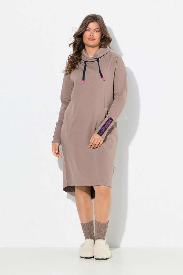 Laurasøn Midikleid SweatkleidKapuze Langarm OEKO-TEX von Laurasøn