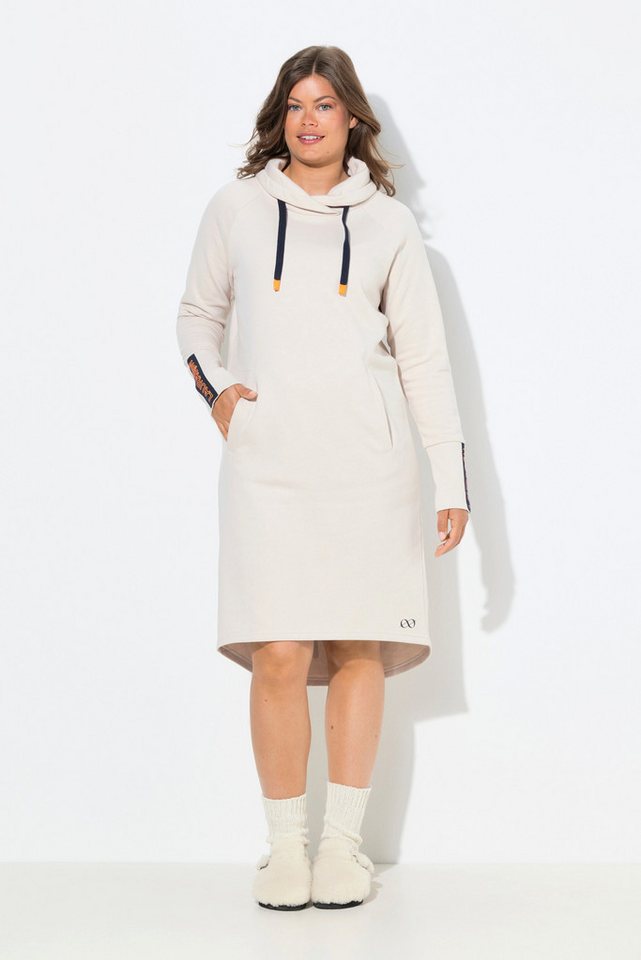 Laurasøn Midikleid SweatkleidKapuze Langarm OEKO-TEX von Laurasøn