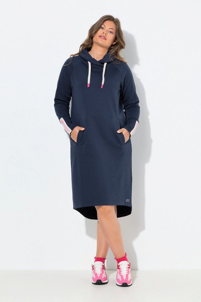 Laurasøn Midikleid SweatkleidKapuze Langarm OEKO-TEX von Laurasøn