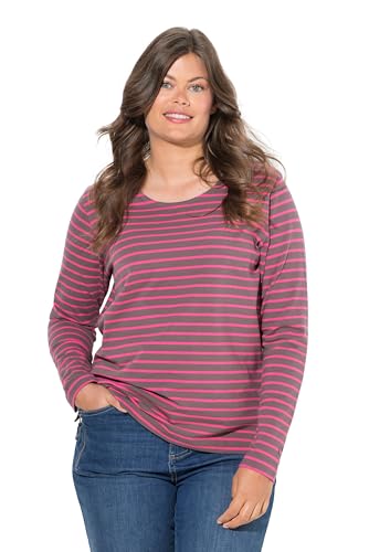 Laurasøn Ringelshirt, Langarm, Rundhalsausschnitt, Dunkles Taupe 40+ 835438350-40+ von Laurasøn