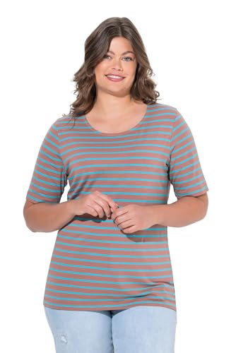 Laurasøn Ringelshirt, Rundhals, 1/2-Arm lederbraun 44+ 837315337-44+ von Laurasøn