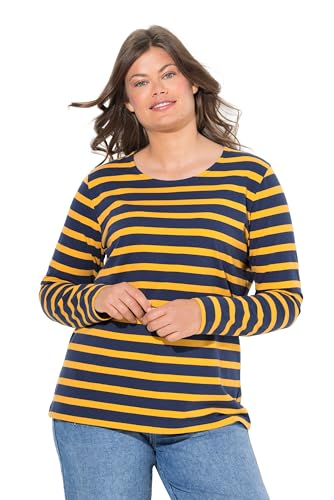 Laurasøn Ringelshirt, Rundhalsausschnitt, Langarm Curry 48+ 842082660-48+ von Laurasøn