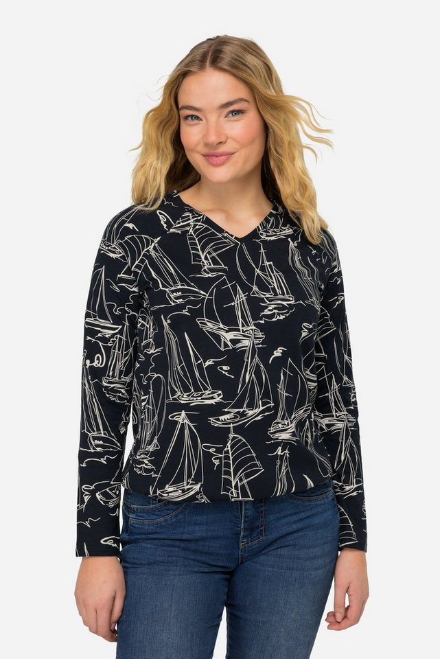 Laurasøn T-Shirt T-Shirt Boote Print von Laurasøn