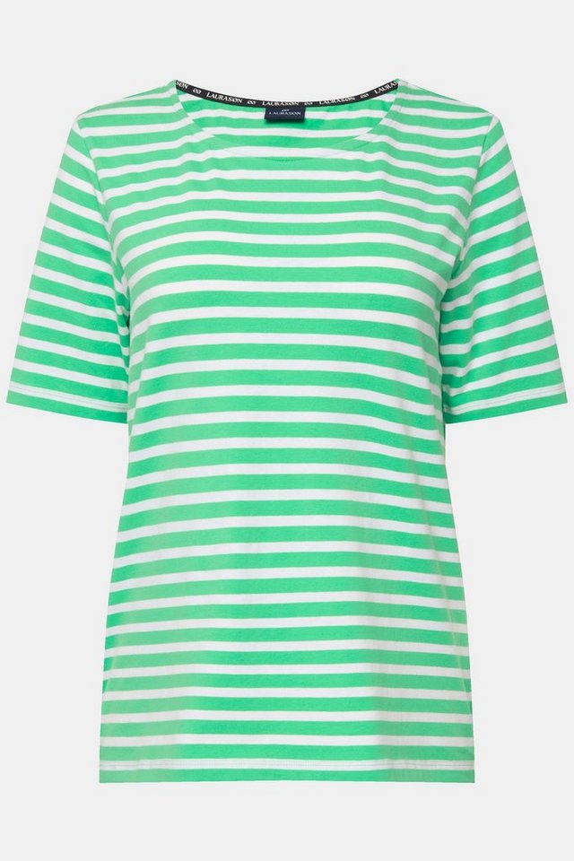 Laurasøn Rundhalsshirt T-Shirt Classic Fit Streifen Rundhals Halbarm von Laurasøn