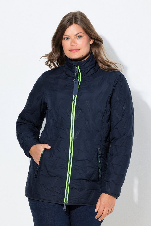 Laurasøn Steppjacke Sandwich-Steppjacke Stehkragen Zipper von Laurasøn
