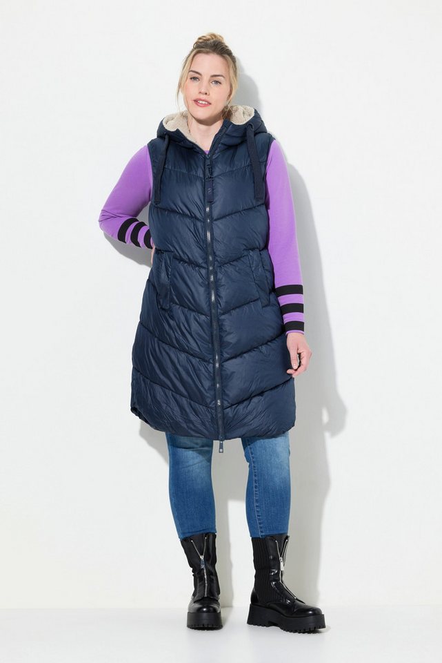 Laurasøn Steppweste Steppweste Kapuze Seitentaschen von Laurasøn