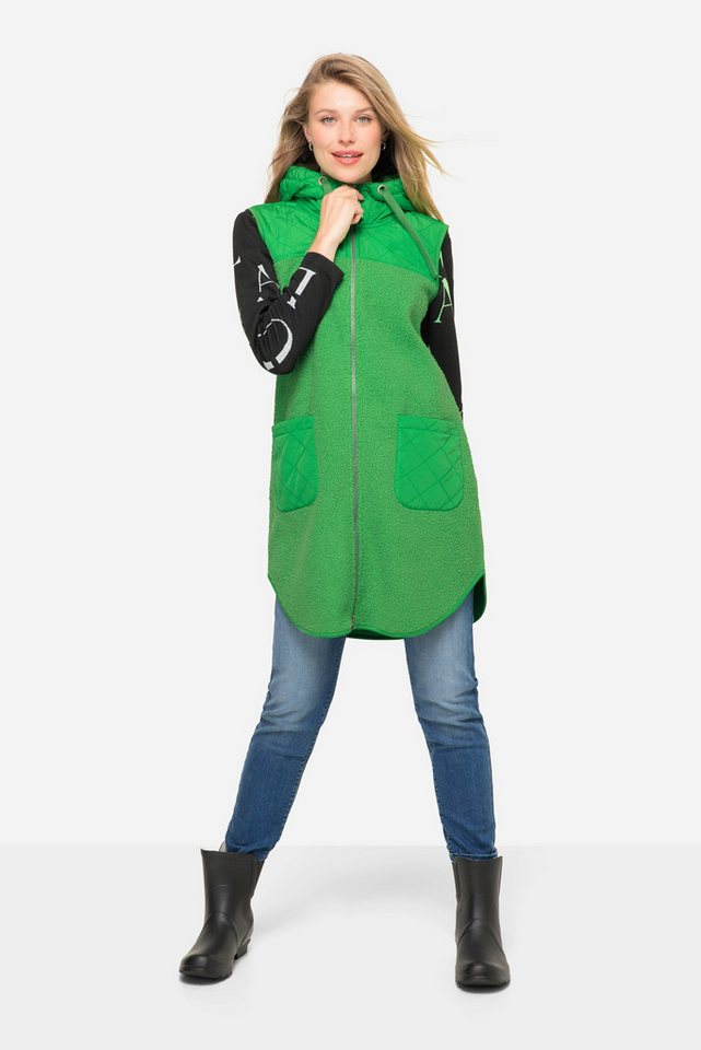 Laurasøn Steppweste Weste Teddyfleece und Stepp Kapuze 2-Wege-Zipper Laurasøn Steppweste Weste Teddyfleece und Stepp Kapuze 2-Wege-Zipper von Laurasøn