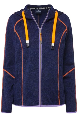 Laurasøn Strickfleece-Jacke, Kapuze, Zipper, Langarm, Oeko-TEX Marine XL 821282130-XL Laurasøn Strickfleece-Jacke, Kapuze, Zipper, Langarm, Oeko-TEX Marine XL 821282130-XL von Laurasøn