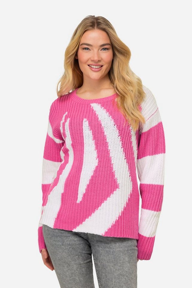 Laurasøn Strickpullover Pullover Langarm Rundhalsausschnitt von Laurasøn