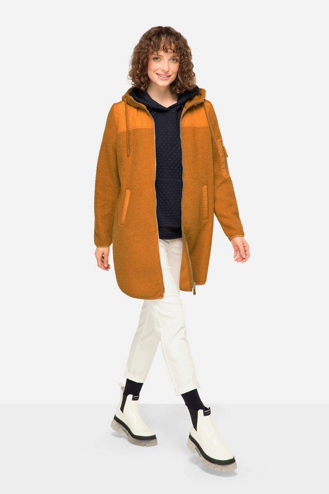 Laurasøn Sweatjacke Hoodie-Jacke Teddyfleece Kapuze Langarm von Laurasøn