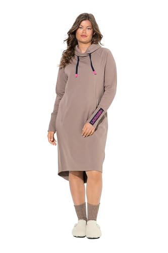 Laurasøn Sweatkleid,Kapuze, Langarm, Oeko-TEX blassbraun 48+ 841469320-48+ von Laurasøn