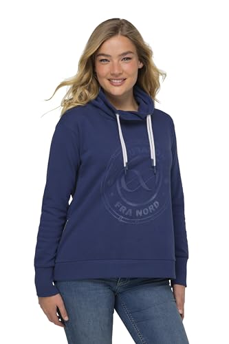 Laurasøn Sweatshirt, Oversized Oeko-TEX Mittelblau M 826075730-M von Laurasøn